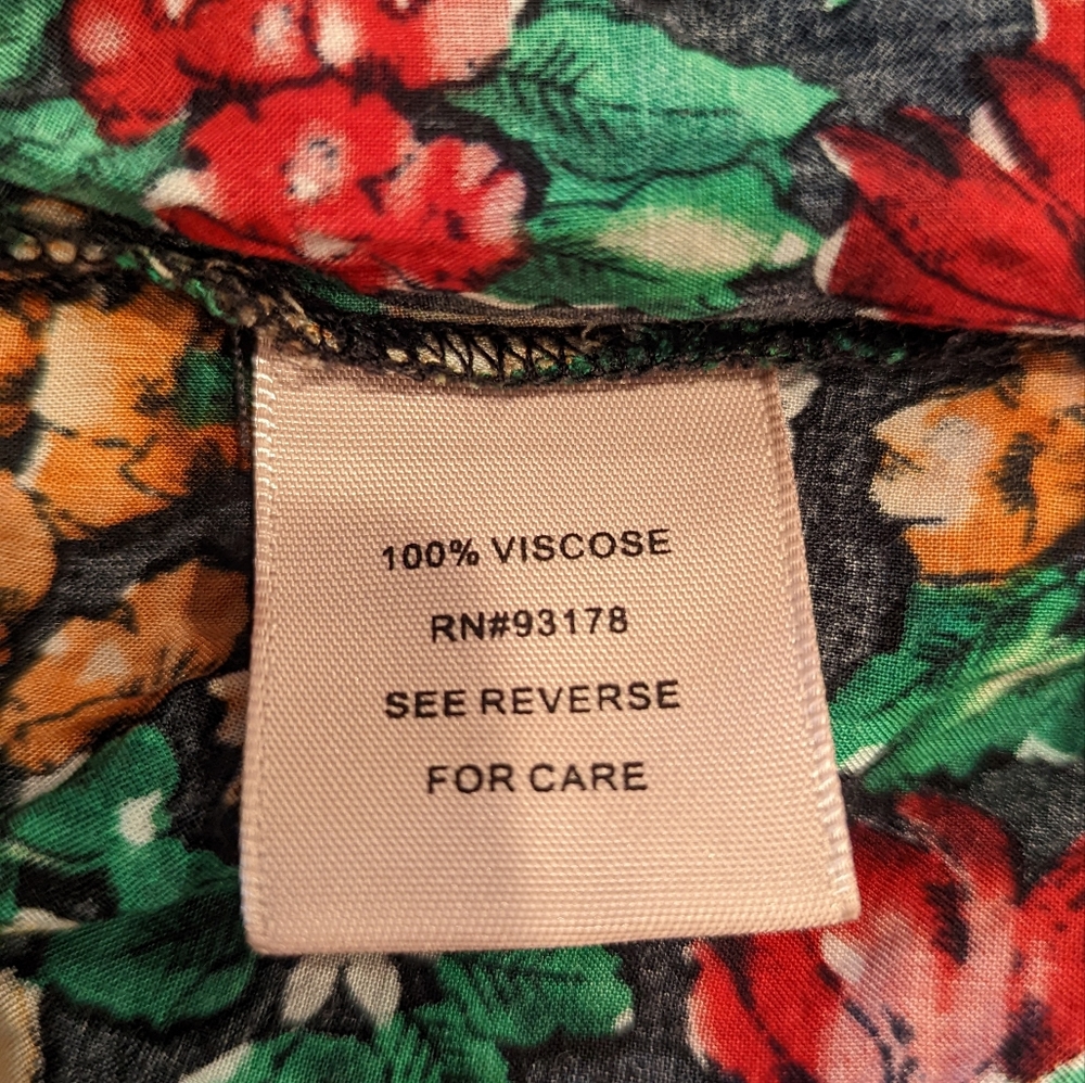 Philosophy Floral Button Down Maxi Dress Size 2 boho - Picture 7 of 7